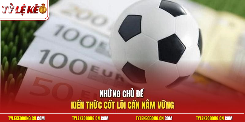 Những chủ đề kiến thức cốt lõi cần nắm vững