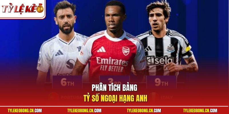 Phân tích bảng tỷ số Ngoại hạng Anh